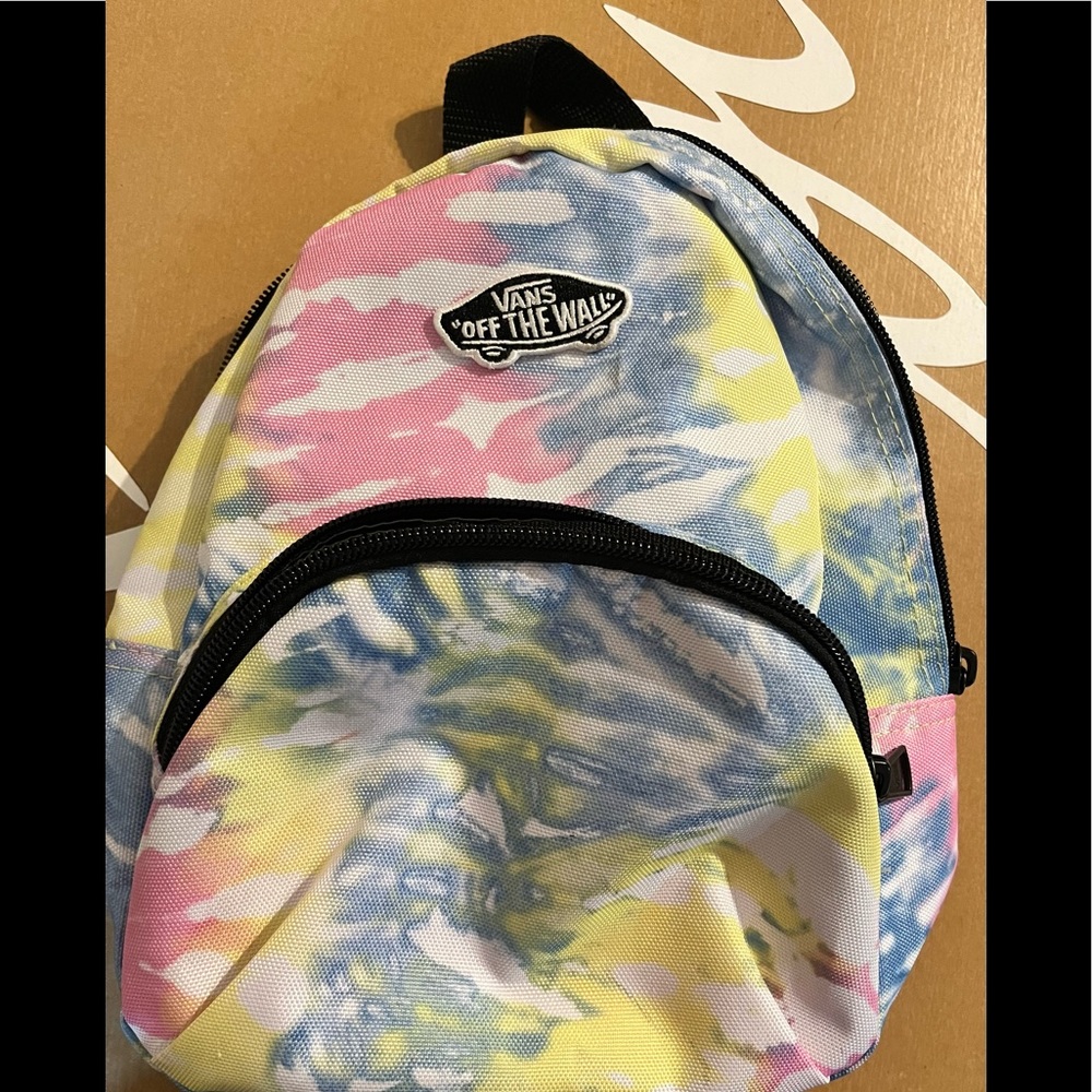 New Vans Tie Dye Mini Backpack